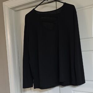 Black Long Sleeve Women's Top